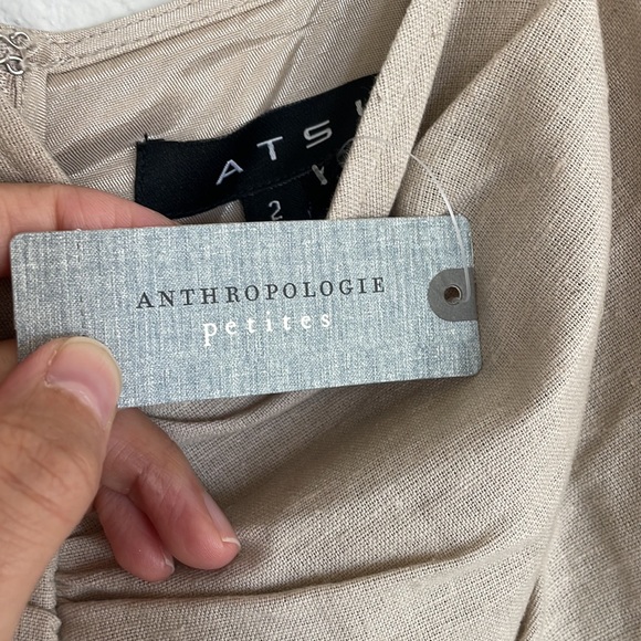 NWT Summer Ruched Midi Dress - Anthropologie - Picture 11 of 11